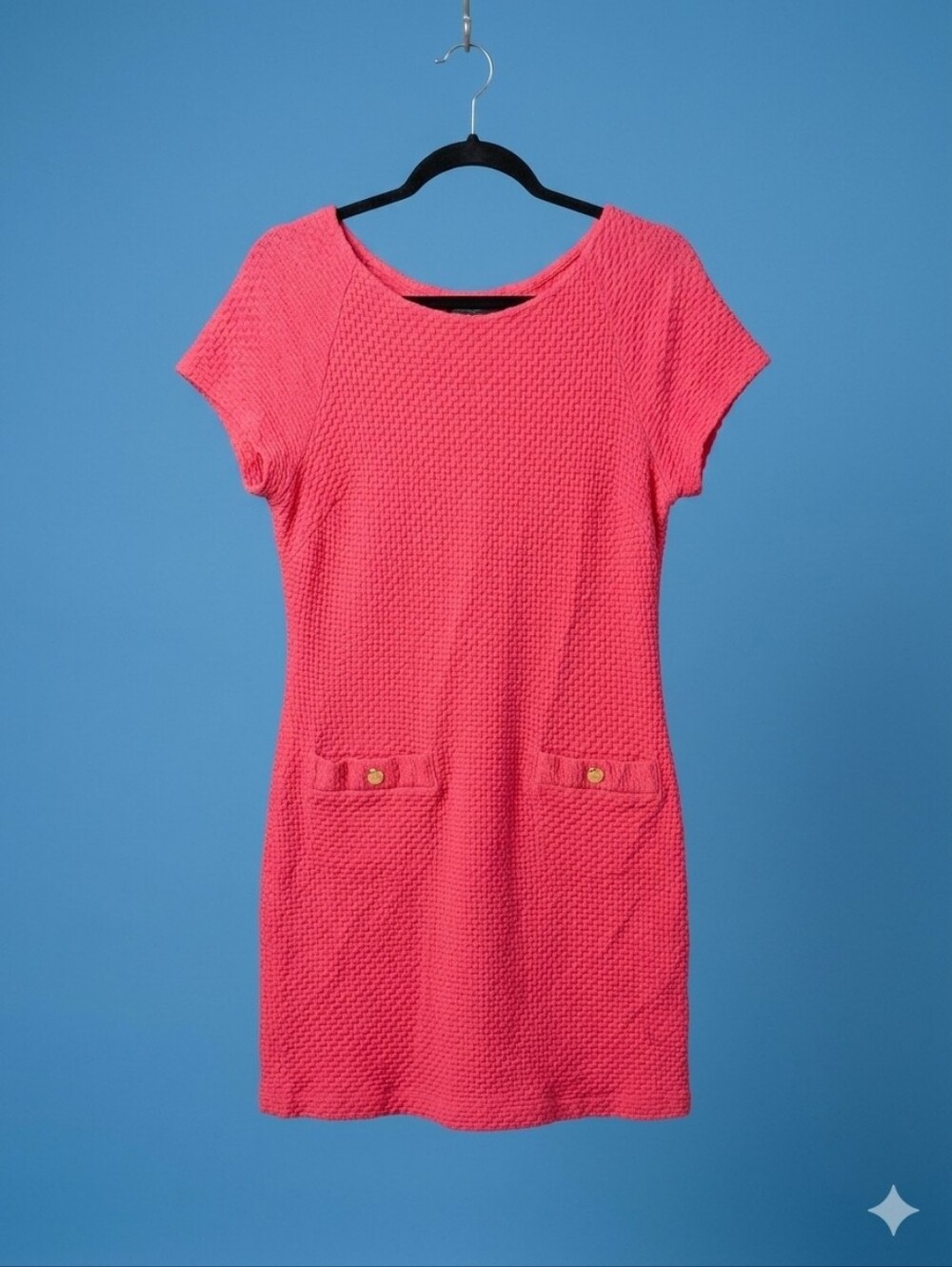 Lilly Pulitzer "Janice" Textured Shift Dress — Women's Size XL
